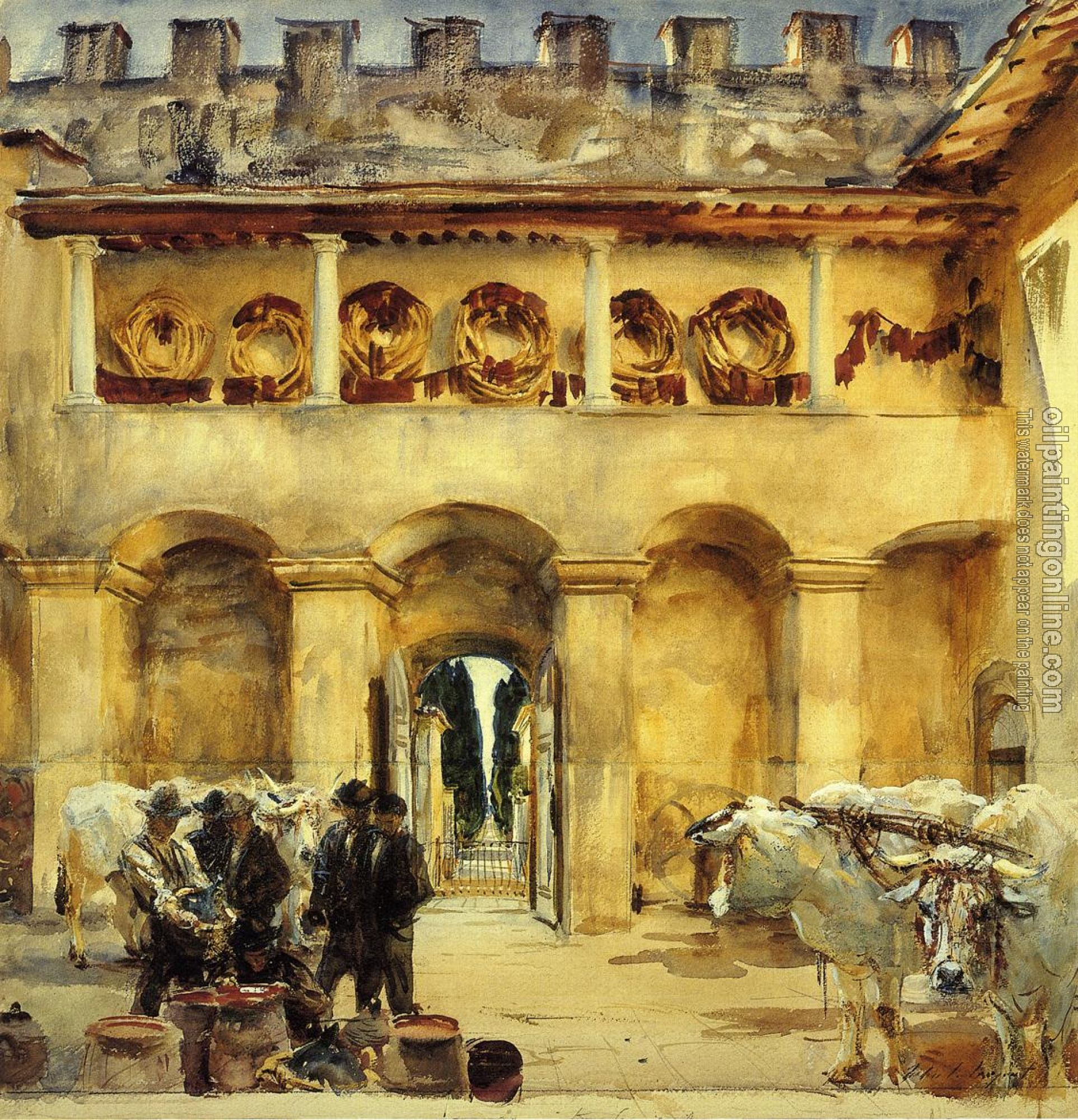 Sargent, John Singer - Florence,Torre Galli